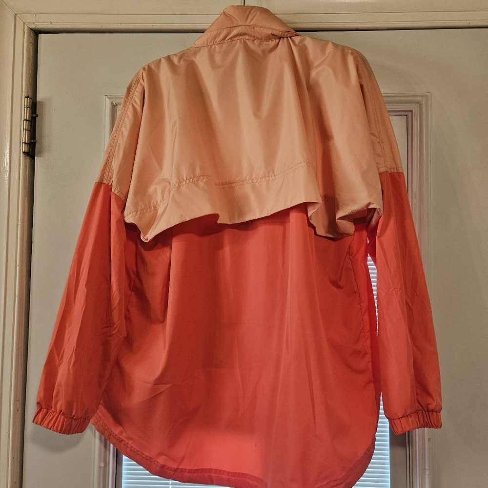 Lauren James M Women's Two-Tone Orange Rain Jacket - Picture 4 of 9